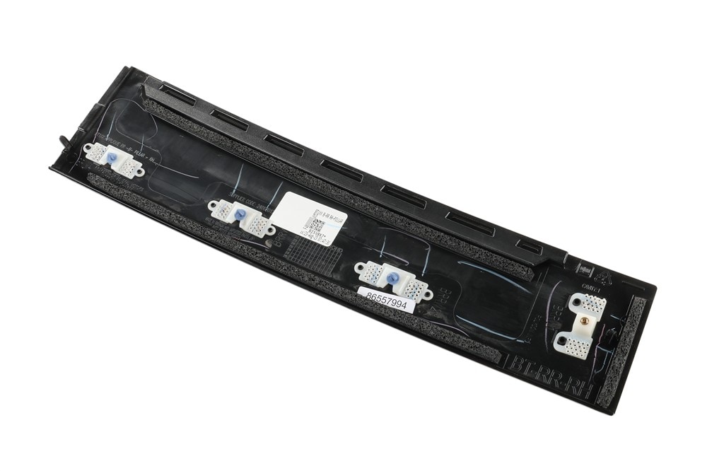 GM Genuine Parts Rear Passenger Side Door Window Frame Front Applique