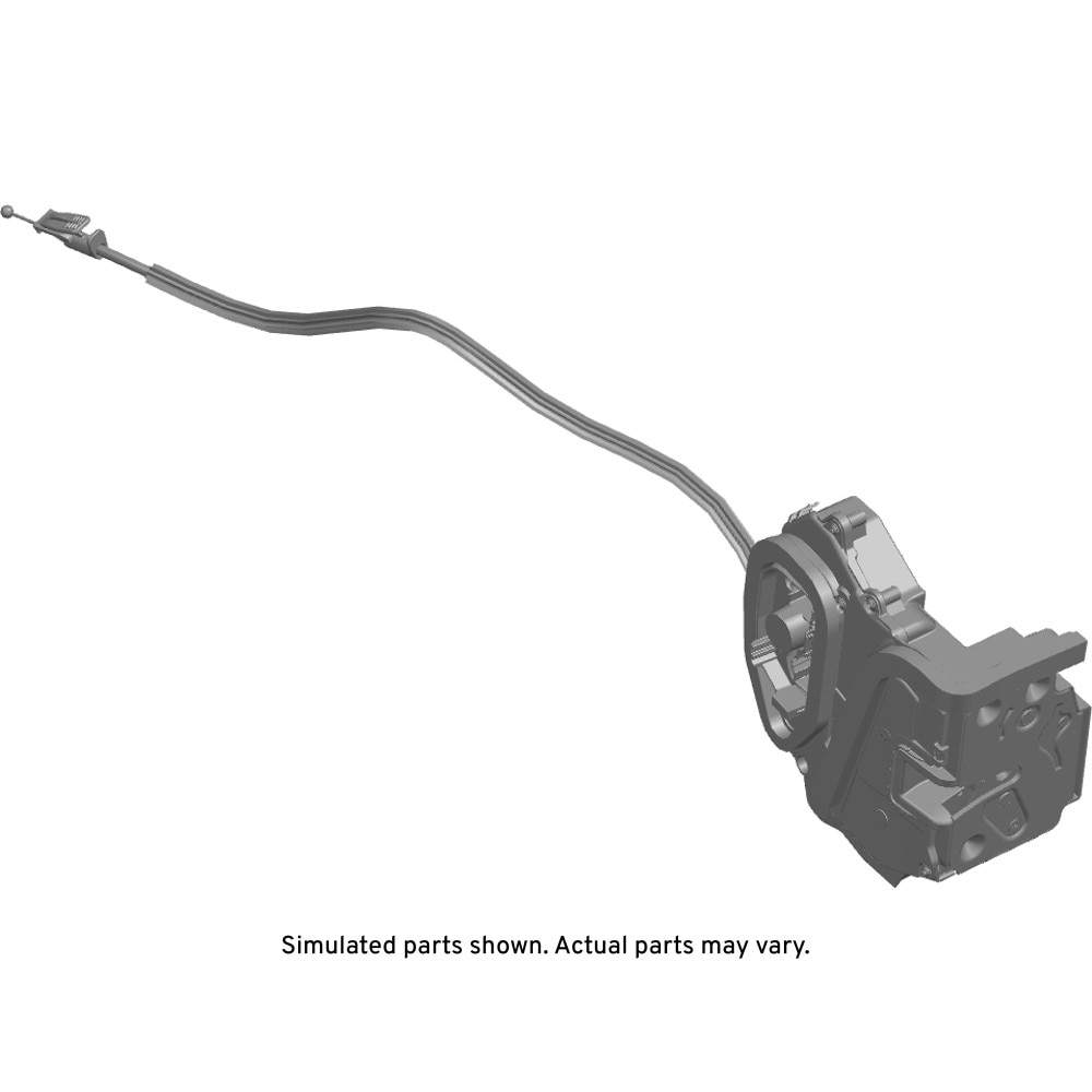 GM Genuine Parts Rear Passenger Side Door Latch