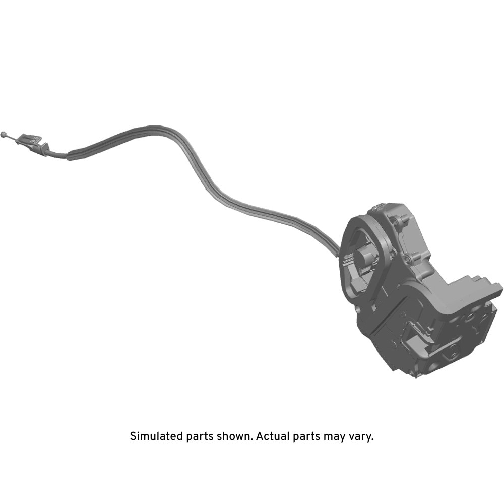 GM Genuine Parts Rear Passenger Side Door Latch