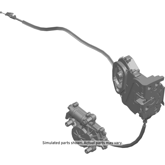 GM Genuine Parts Rear Passenger Side Door Latch