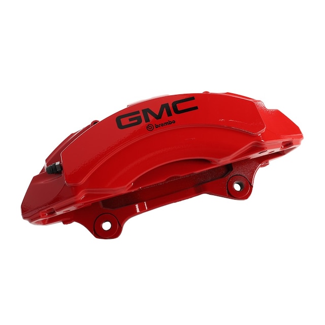 GM Genuine Parts Performance Red Front Driver Side Brake Caliper without Brake Pads and Bracket