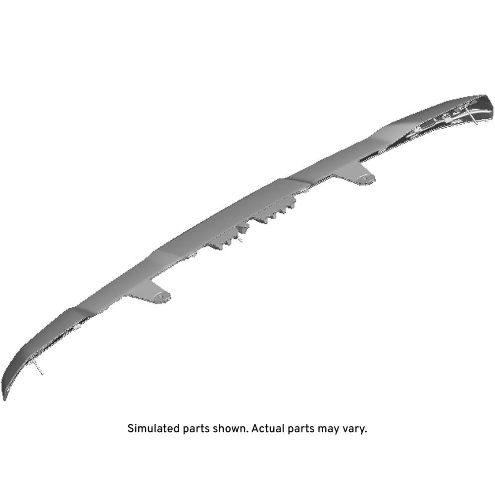 GM Genuine Parts Exterior Bright Chrome Hood Front Molding
