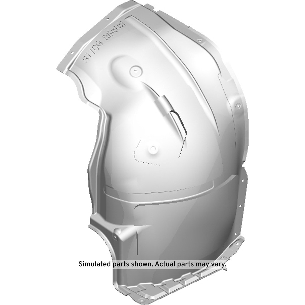 GM Genuine Parts Front Passenger Side Wheelhouse Rear Liner