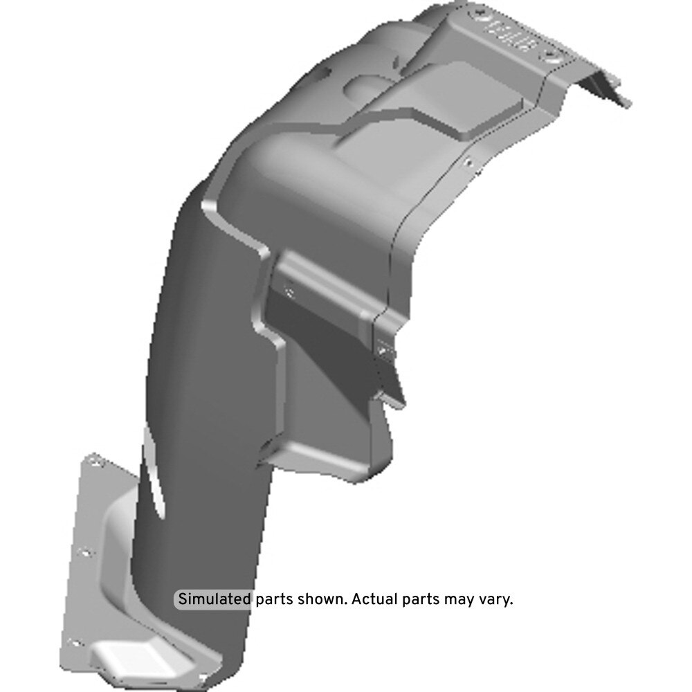 GM Genuine Parts Rear Passenger Side Wheelhouse Panel Front Liner