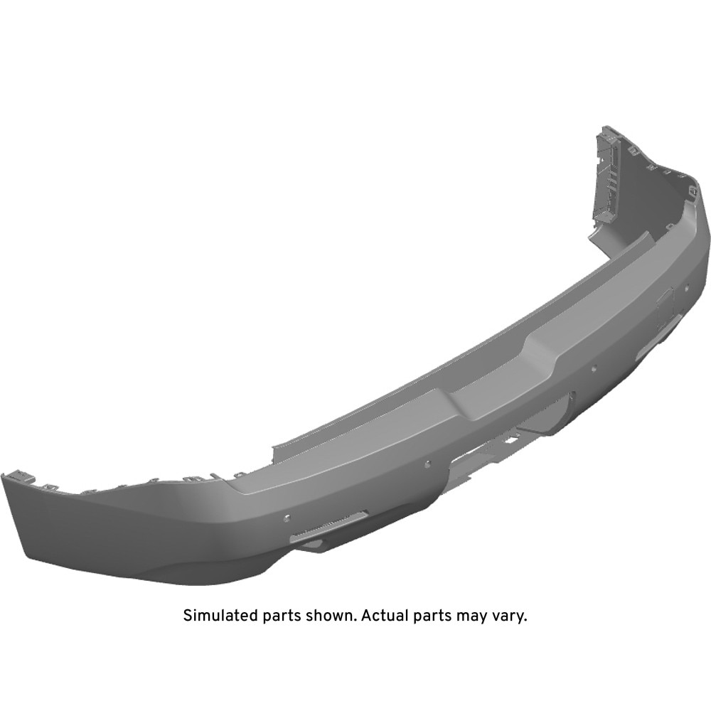 GM Genuine Parts Black Rear Bumper Lower Fascia
