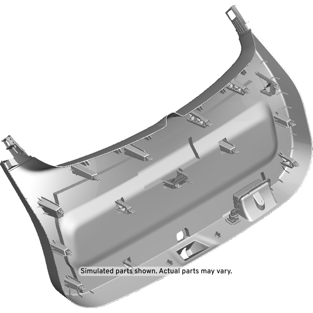GM Genuine Parts Backen Black Liftgate Lower Trim Finish Panel