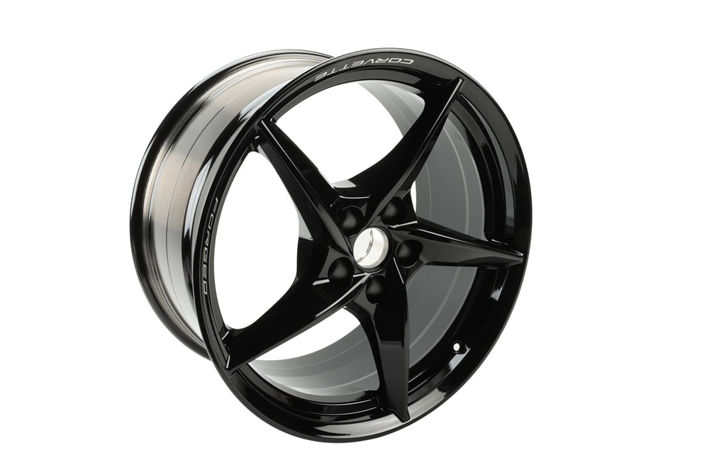 GM Genuine Parts High Gloss Black (AU) Front Wheel
