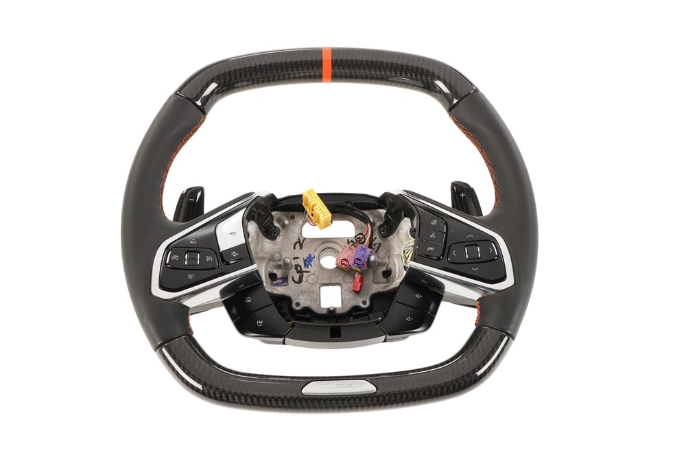 GM Genuine Parts Exposed Carbon Fiber Steering Wheel