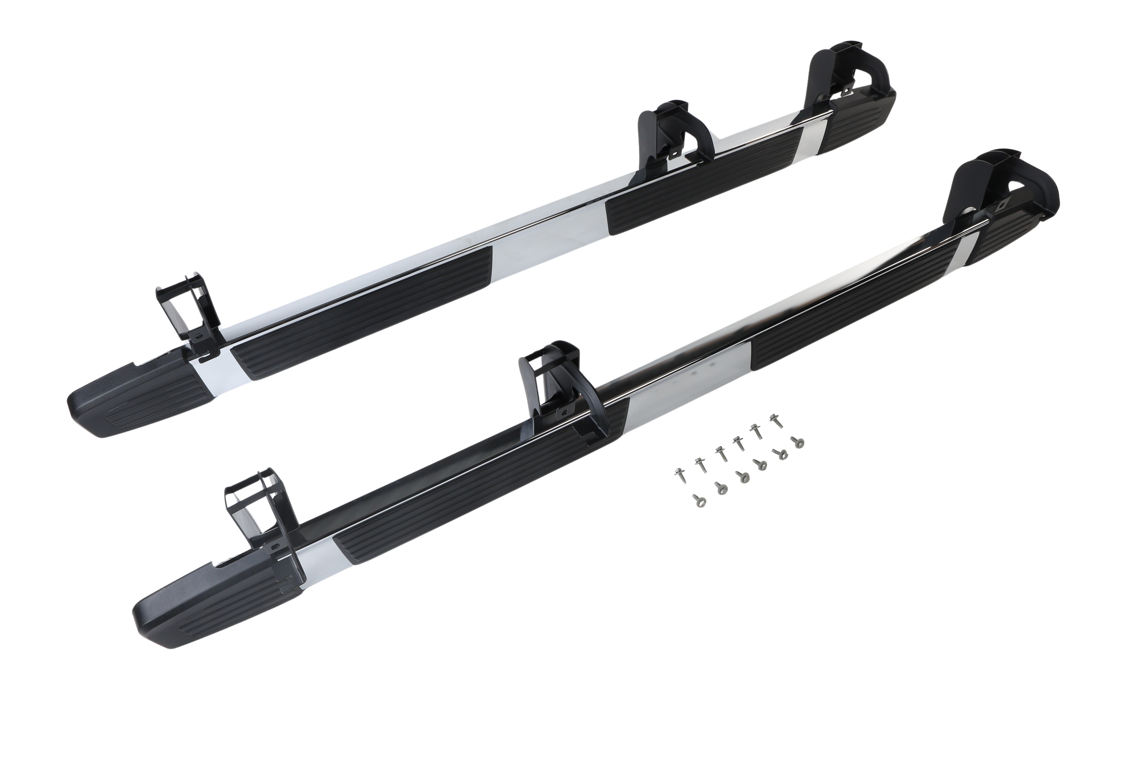 GMC Crew Cab 6-Inch Rectangular Assist Steps in Chrome | 86574738