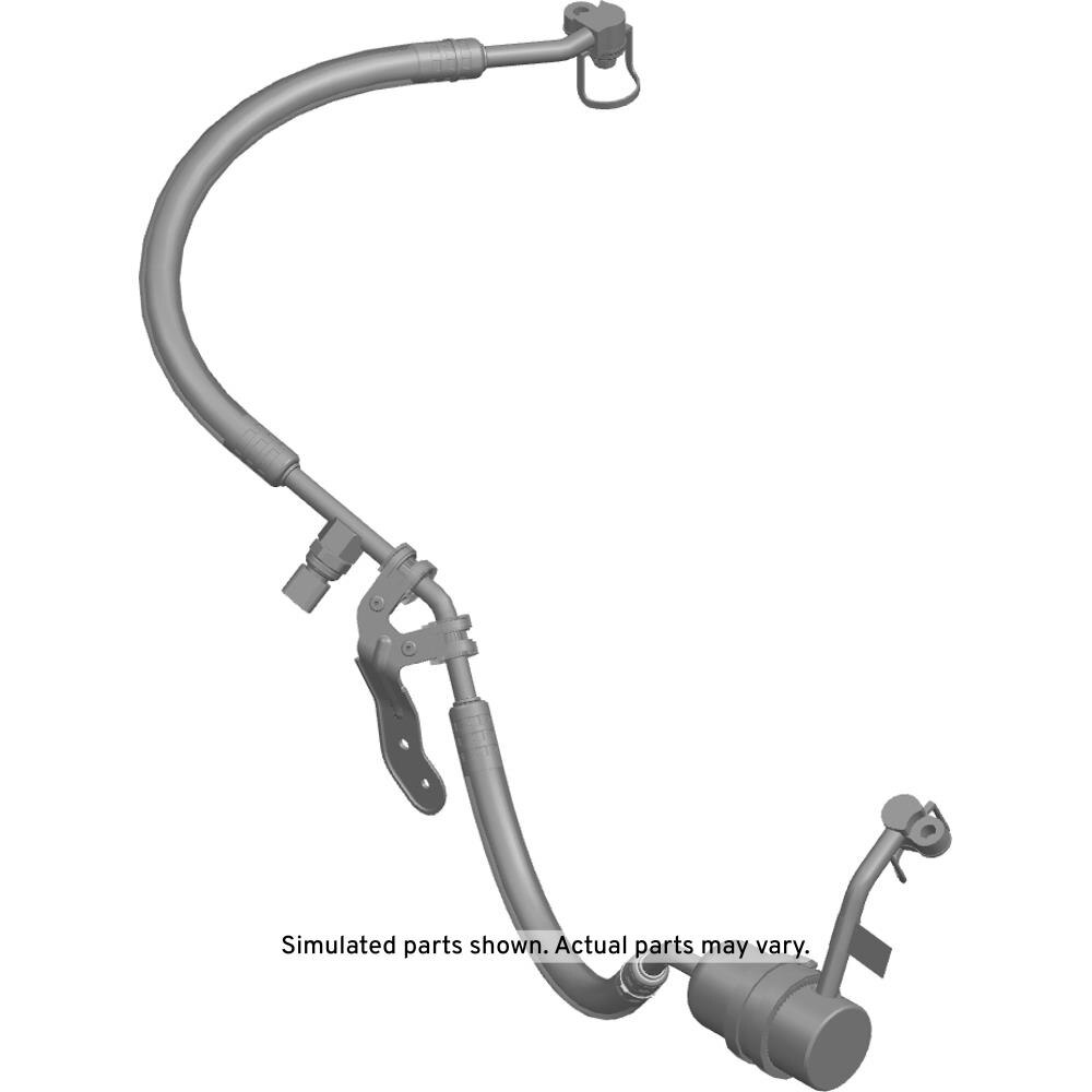 GM Genuine Parts Air Conditioning With Motor Compressor and Refrigerant System Control Module Hose