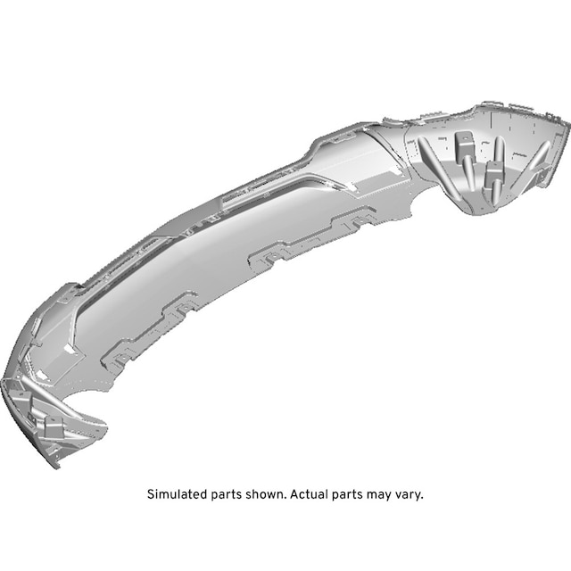 GM Genuine Parts Primed Front Bumper Lower Fascia