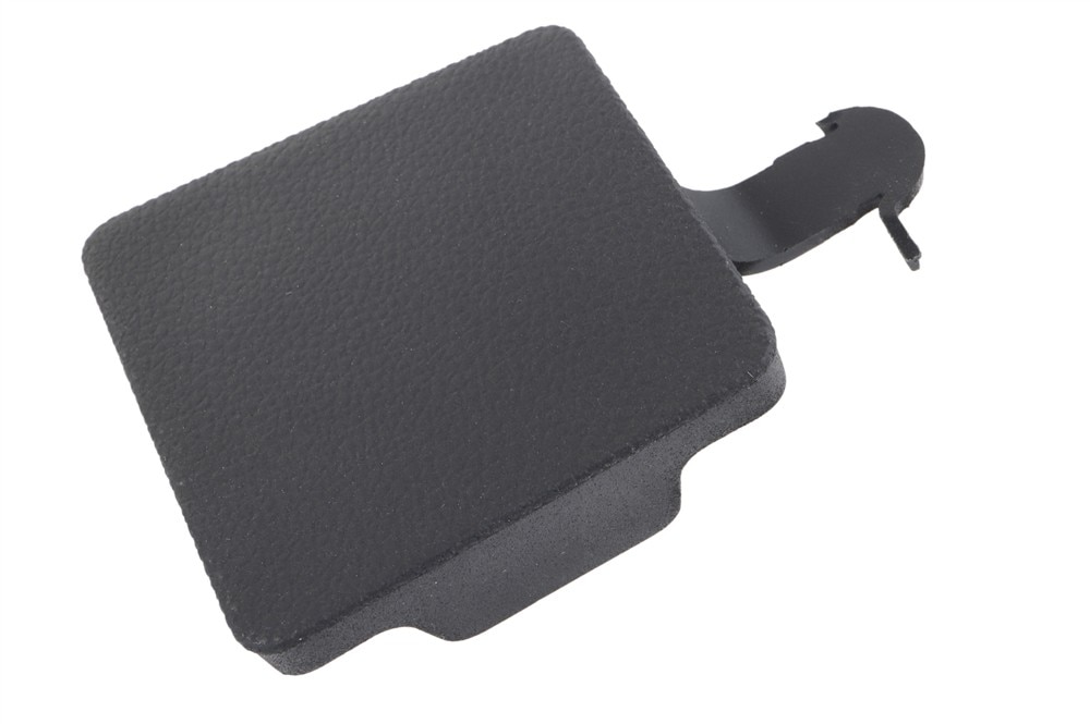 GM Genuine Parts Backen Black Front Floor Console Driver Side Extension Panel Bolt Access Hole Cover