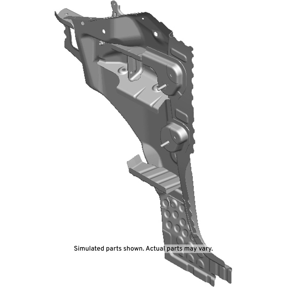 GM Genuine Parts Passenger Side Body Hinge Pillar Outer Panel Reinforcement