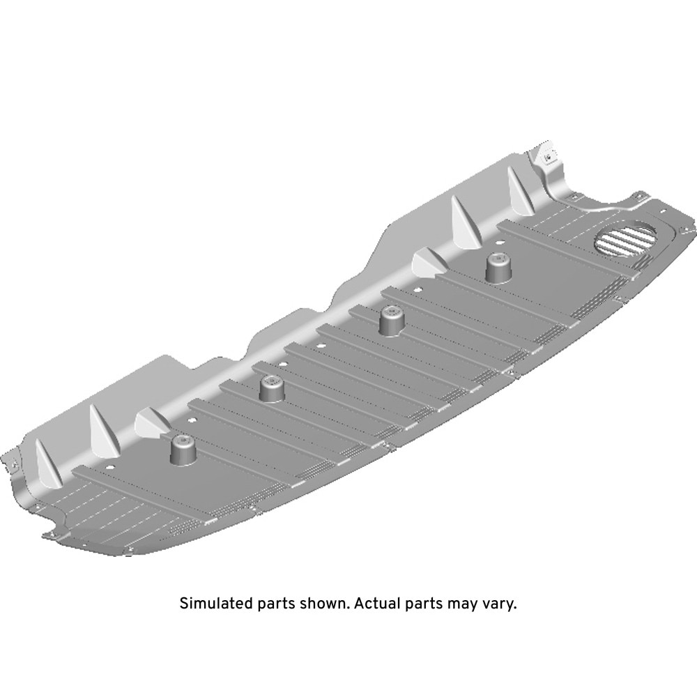 GM Genuine Parts Underbody Rear Air Rear Deflector