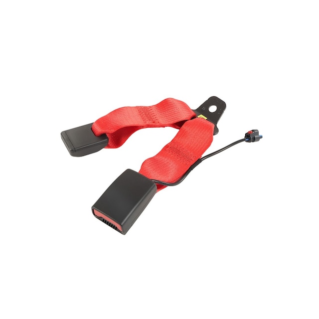 GM Genuine Parts Torch Red Rear Driver Side Seat Belt Buckle