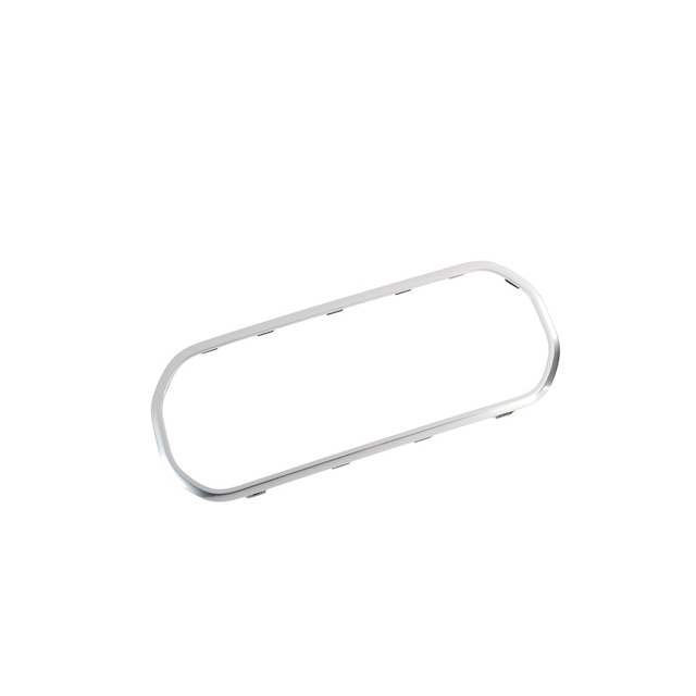 GM Genuine Parts Galvano Silver Front Floor Console Cup Holder Opening Trim Plate