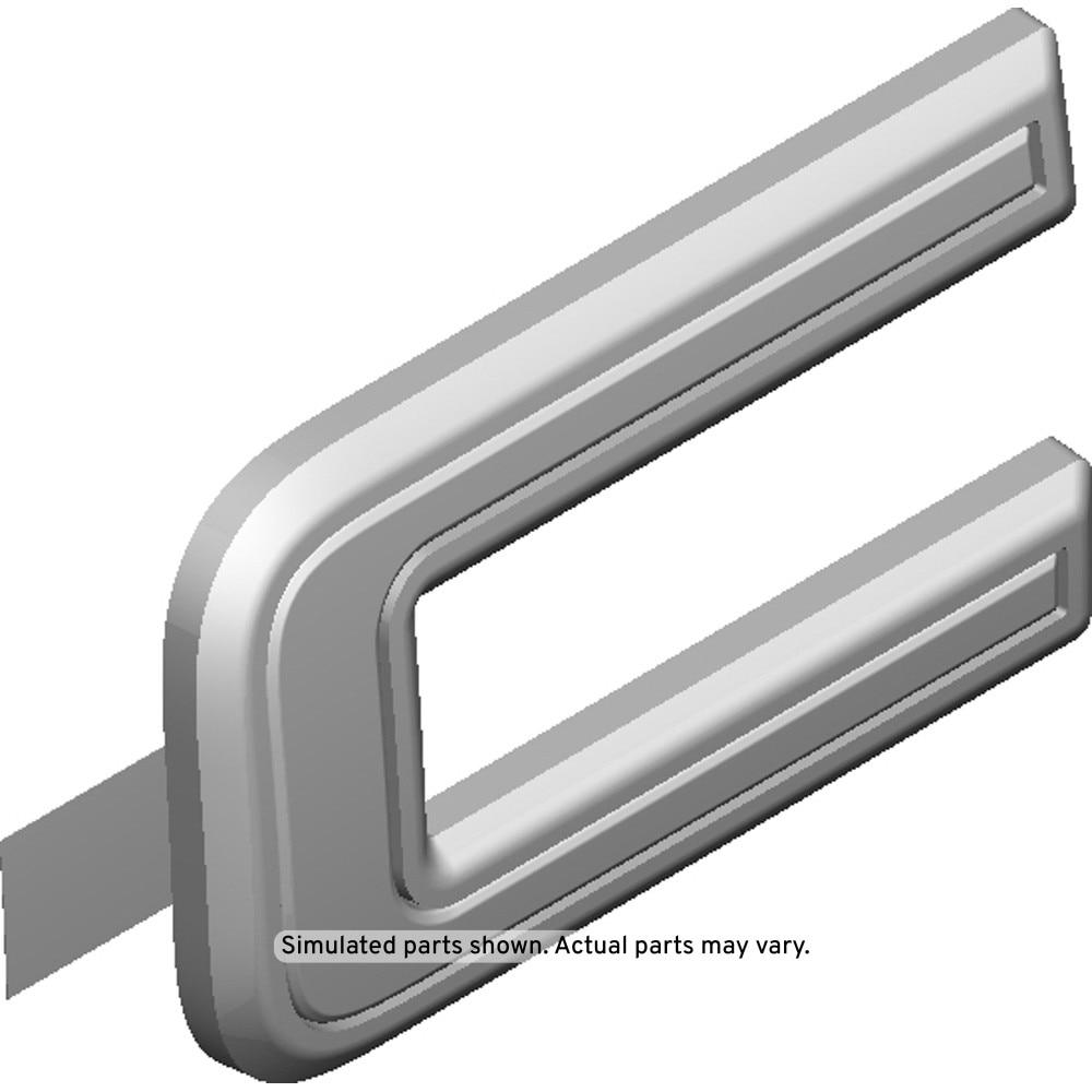 GM Genuine Parts Black (C) Tailgate Letter