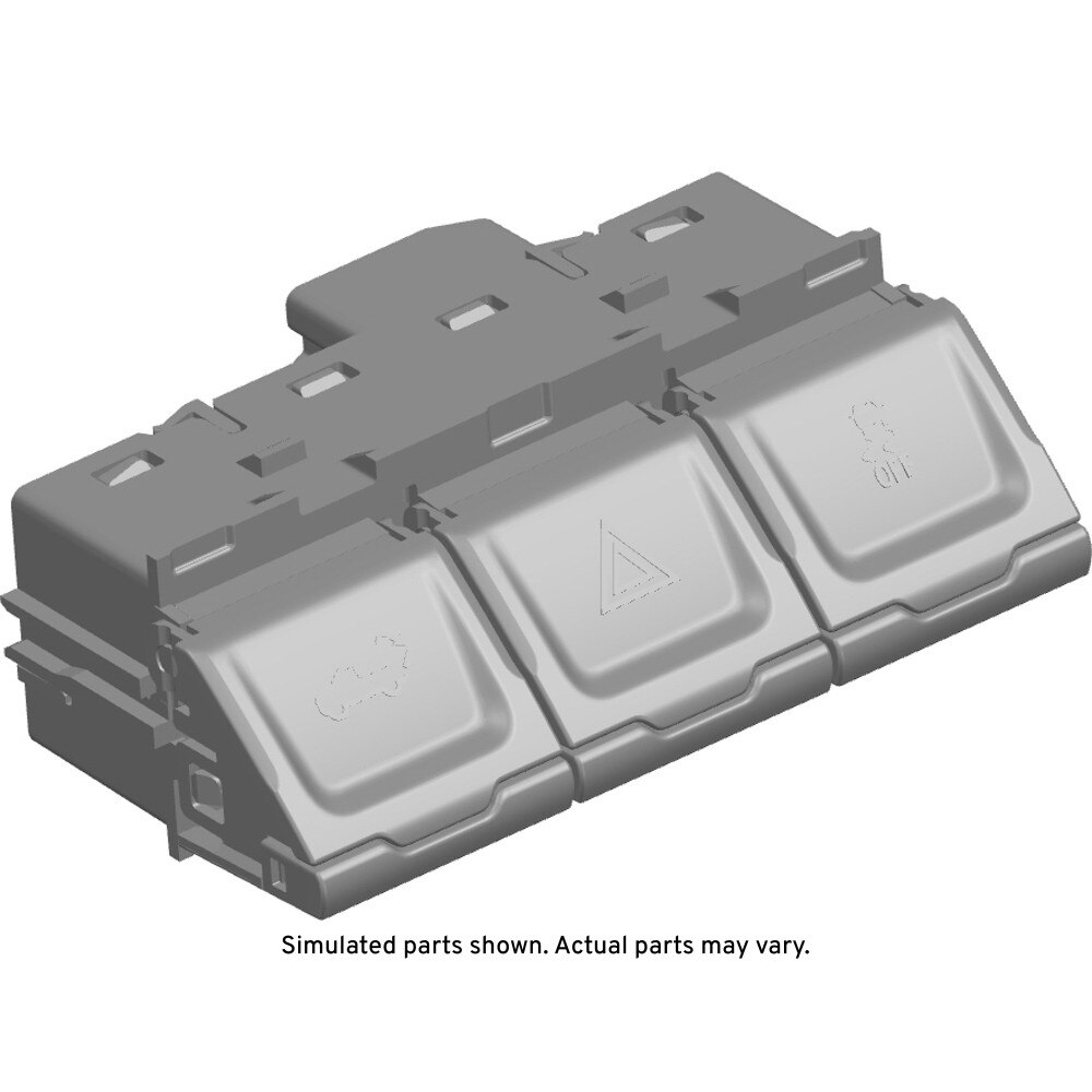 GM Genuine Parts Jet Black Vehicle Stability Control System Switch
