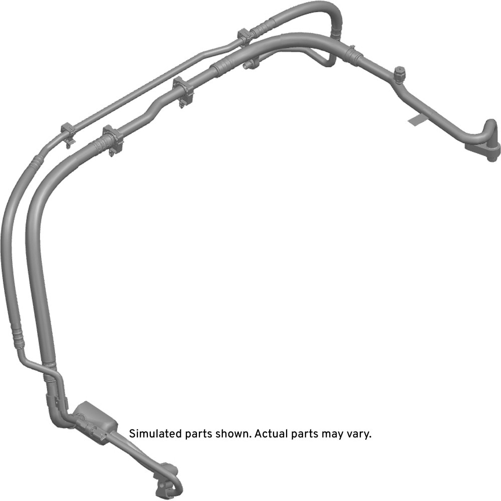 GM Genuine Parts Air Conditioning Compressor and Condenser Hose