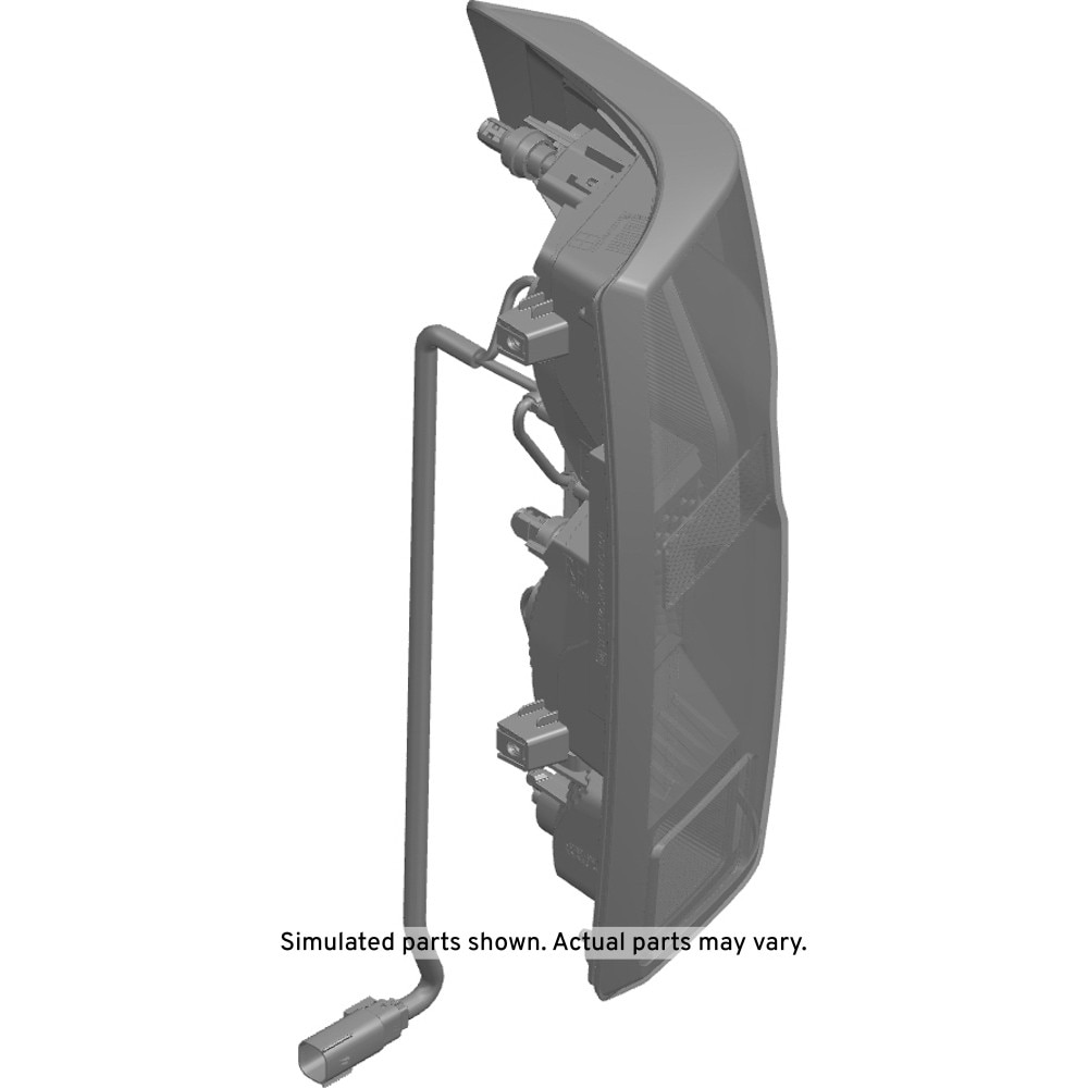 GM Genuine Parts Incandescent Rear Body Structure Passenger Side Stop Lamp