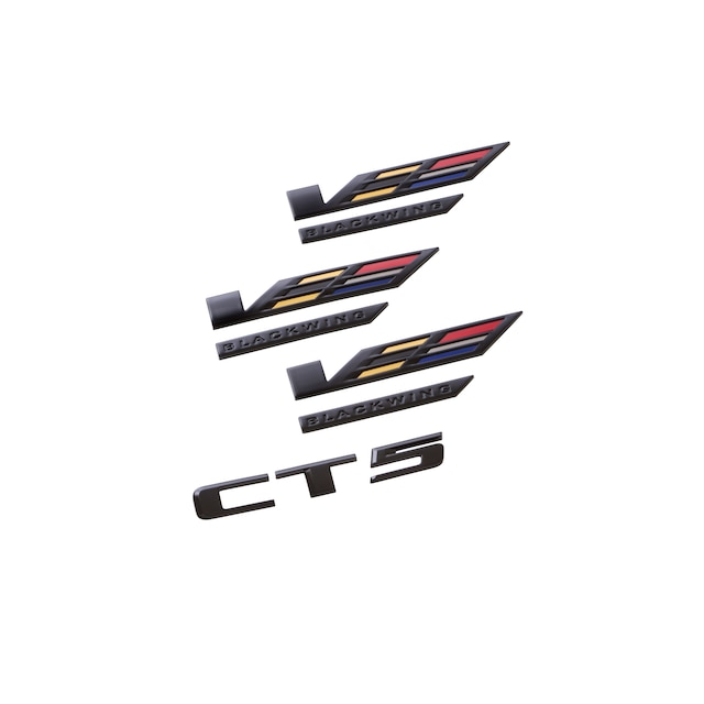 CT5-V Blackwing Emblems in Black