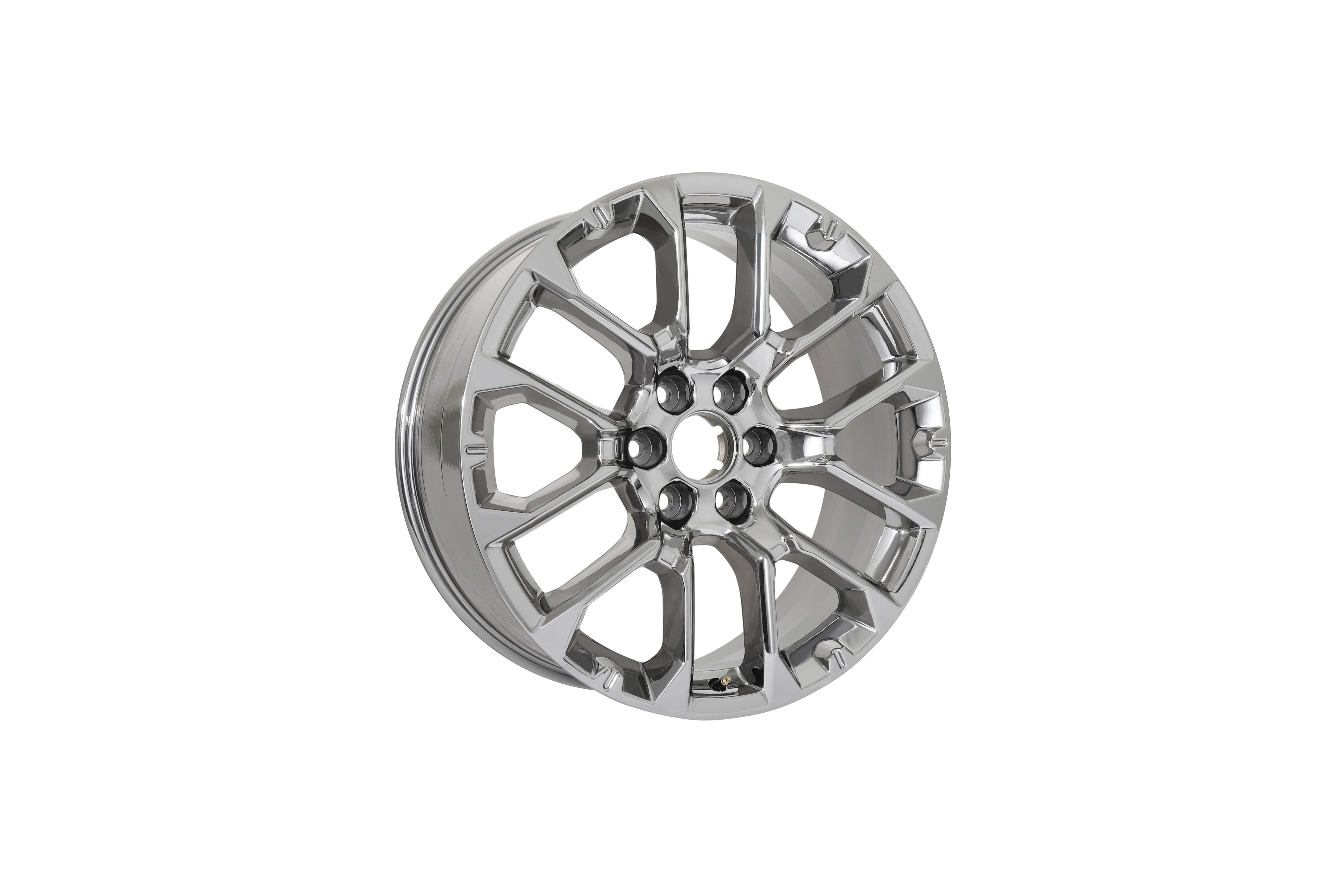rima　0118 Chevrolet 22x9-Inch Aluminum Split-Spoke Wheel in Bright PVD