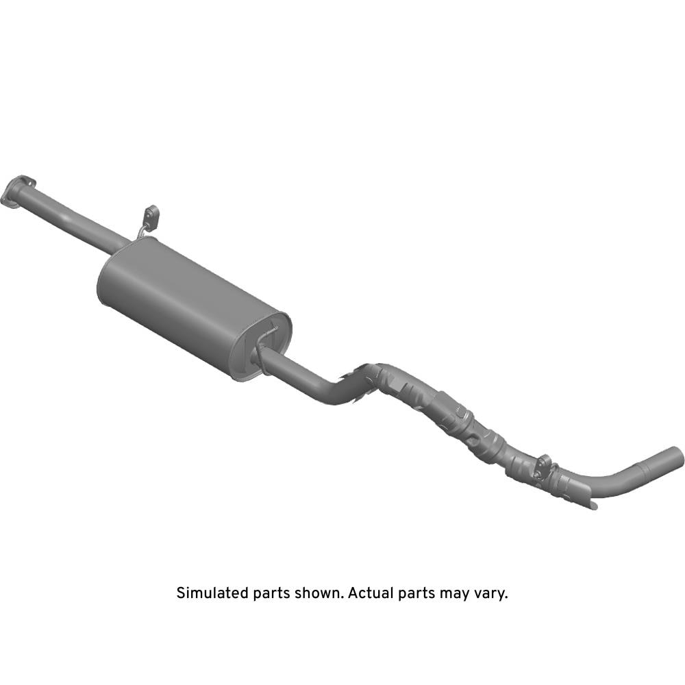 GM Genuine Parts Exhaust Muffler with Exhaust Pipe