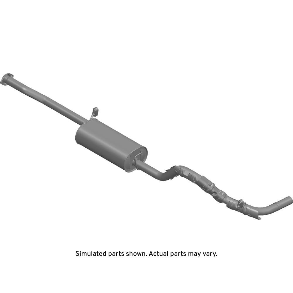 GM Genuine Parts Exhaust Muffler with Exhaust Pipe