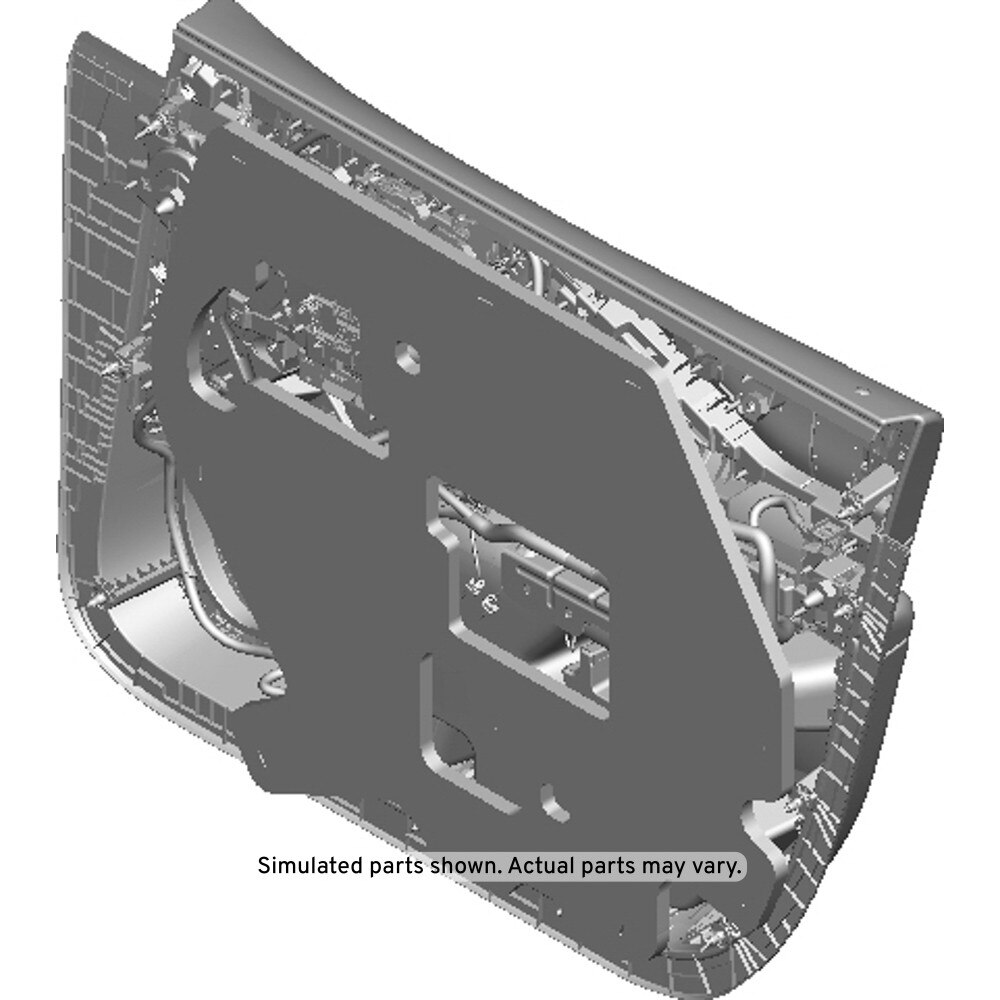 GM Genuine Parts Backen Black Front Side Door Trim