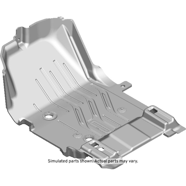GM Genuine Parts Backen Black Front Floor Panel Passenger Side Mat