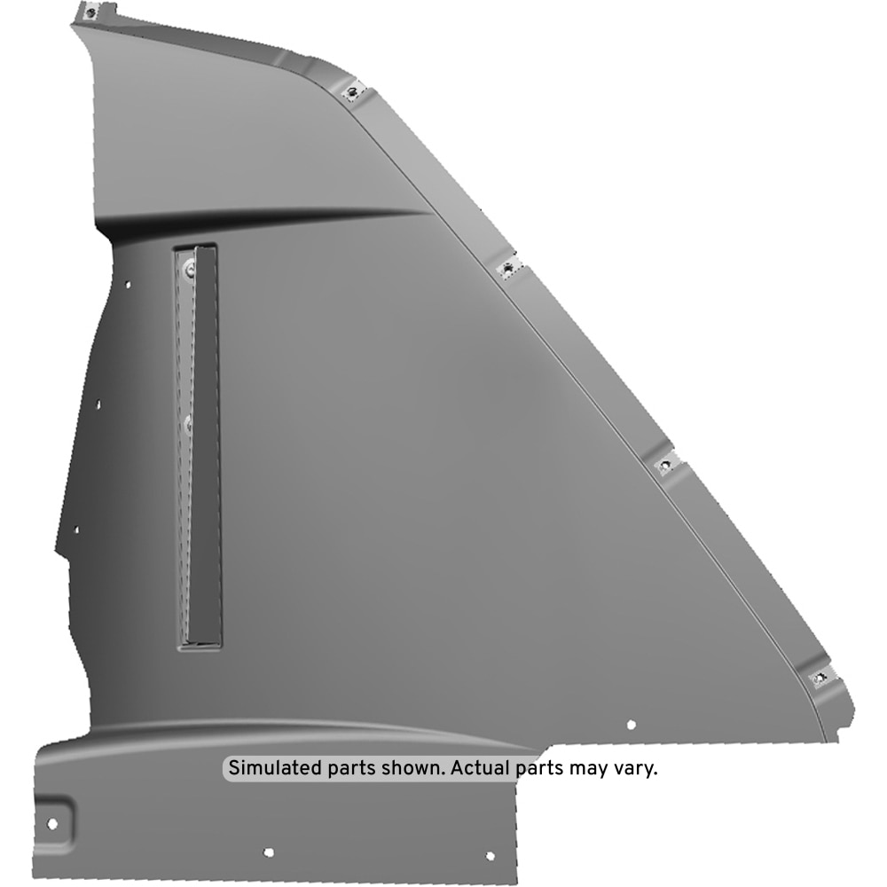 GM Genuine Parts Front Bumper Fascia Passenger Side Air Deflector