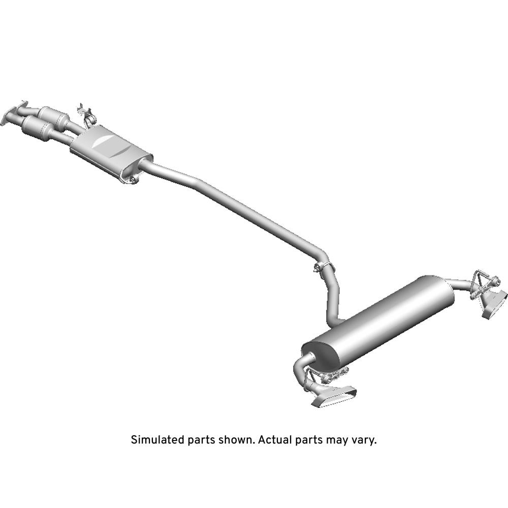 GM Genuine Parts Exhaust Muffler with Exhaust Aftertreatment