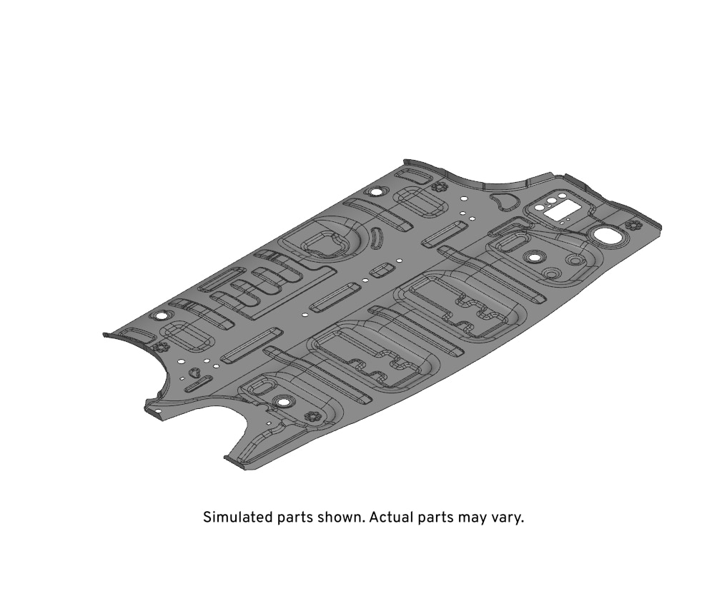 GM Genuine Parts Rear Floor Rear Panel