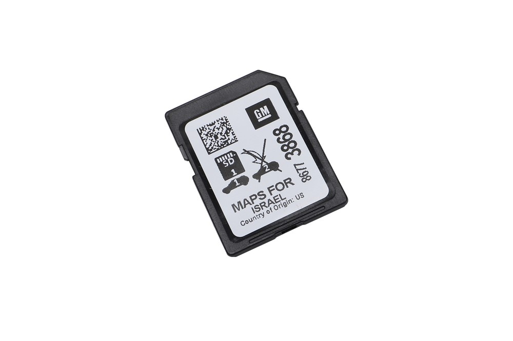 GM Genuine Parts Navigation Data Card
