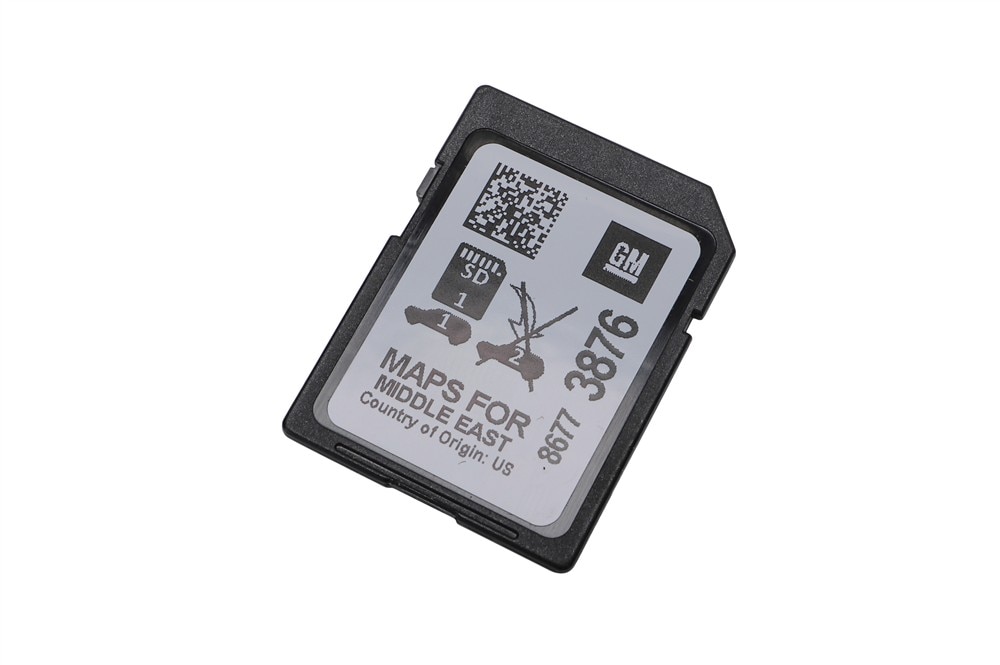 GM Genuine Parts Navigation Data Card