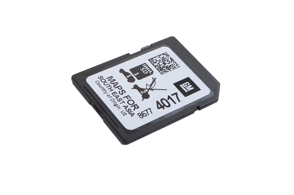 GM Genuine Parts Navigation Data Card
