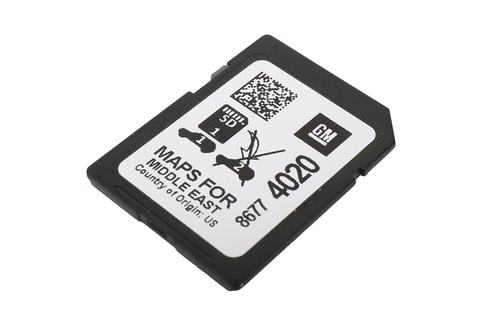 GM Genuine Parts Navigation Data Card