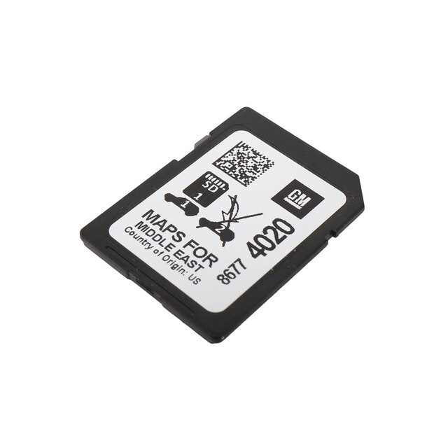 GM Genuine Parts Navigation Data Card