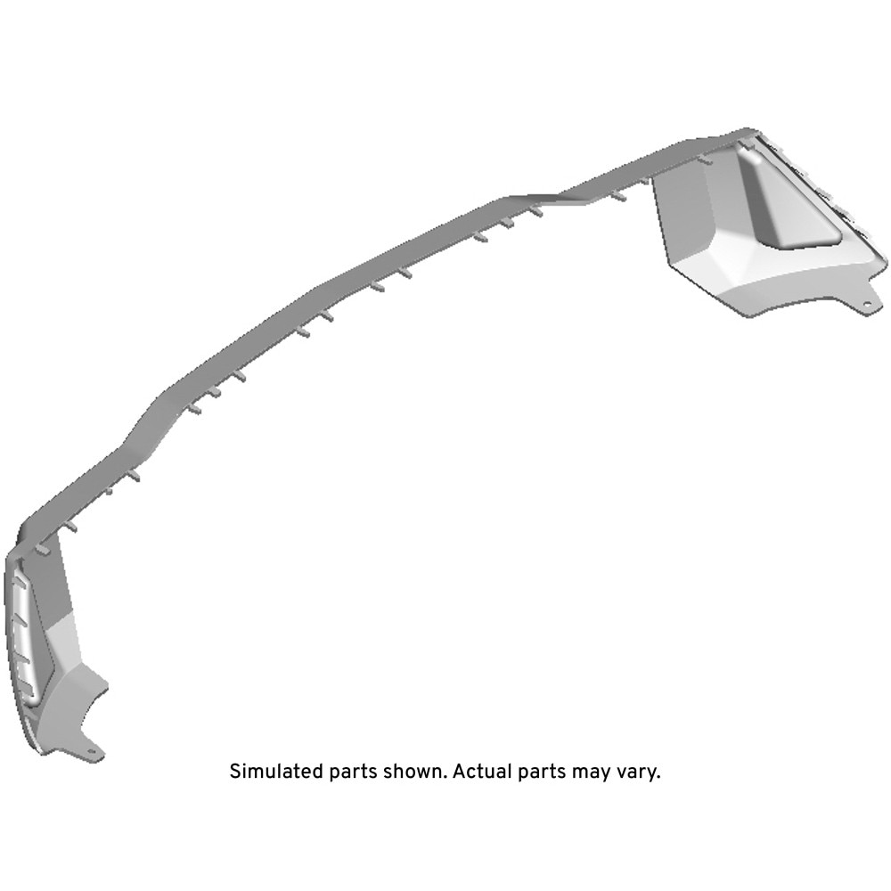 GM Genuine Parts Black Front Bumper Fascia Molding