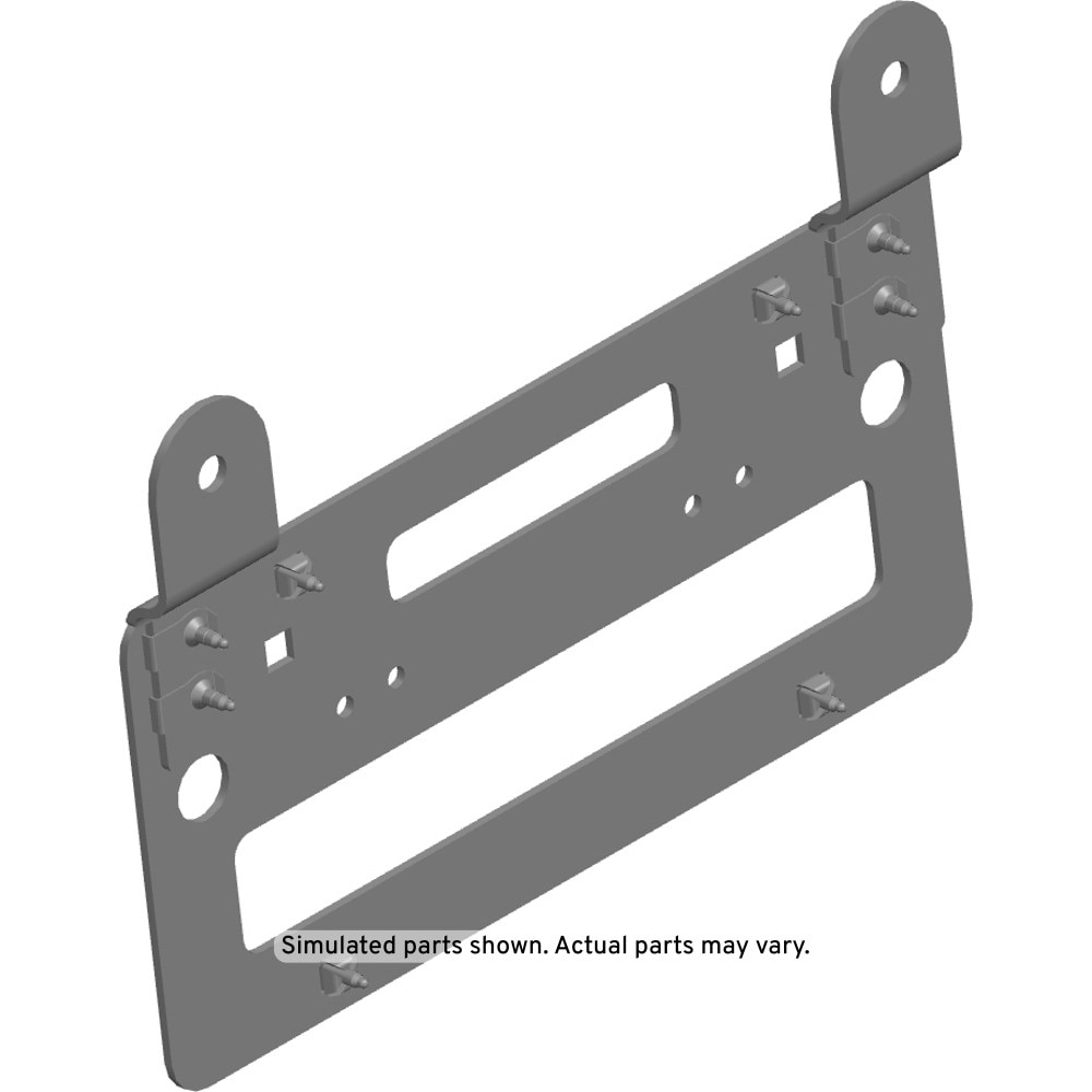 GM Genuine Parts Black Front License Plate Bracket