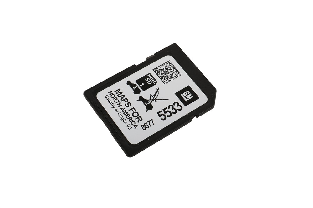 GM Genuine Parts Navigation Data Card | 86775533 | GM Parts