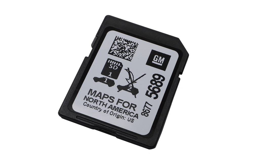 GM Genuine Parts Navigation Data Card