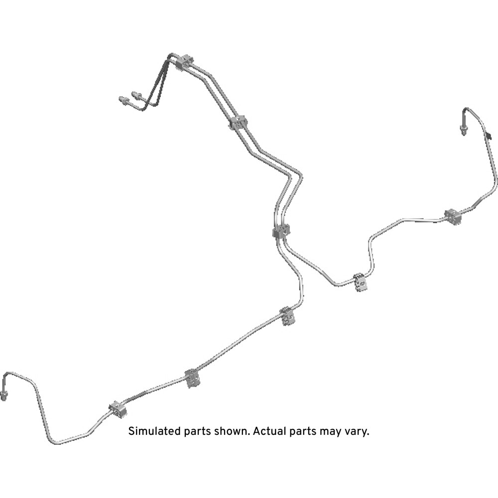 GM Genuine Parts Rear Brake Pipe