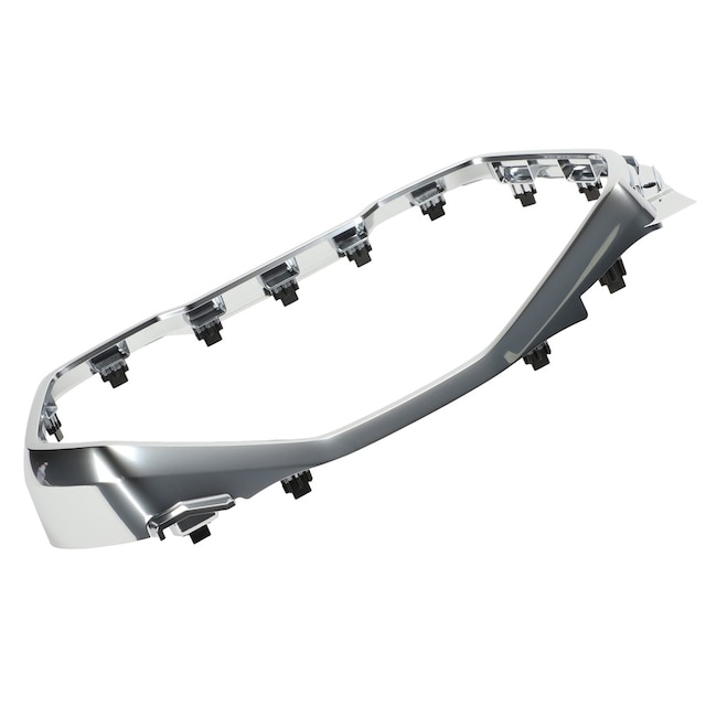 GM Genuine Parts Galvano Silver Instrument Panel Cluster Trim Plate Applique
