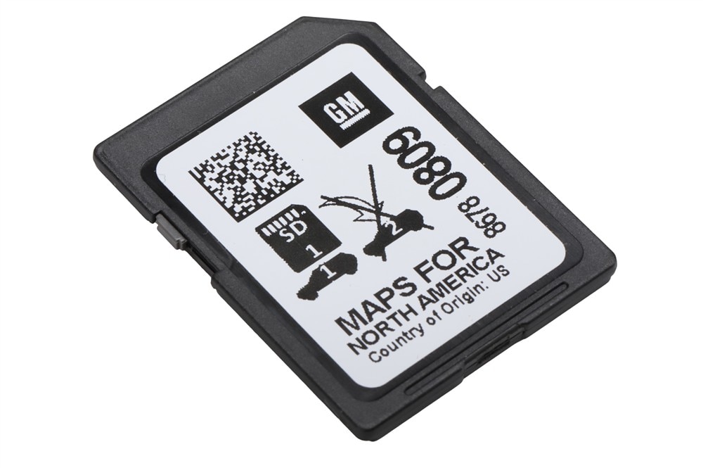 GM Genuine Parts Navigation Data Card