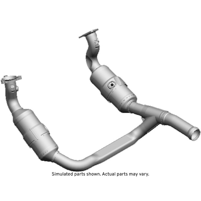 GM Genuine Parts Three-Way Catalytic Converter with Exhaust Pipe