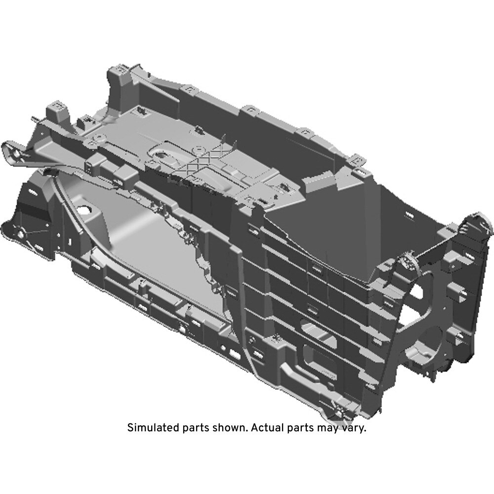 GM Genuine Parts Jet Black Front Floor Lower Console