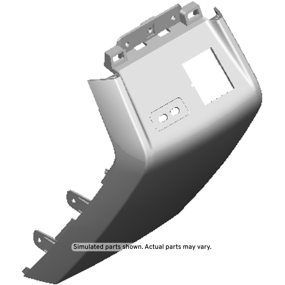 GM Genuine Parts Gasoline Int Front Floor Console Rear Trim Lower Panel