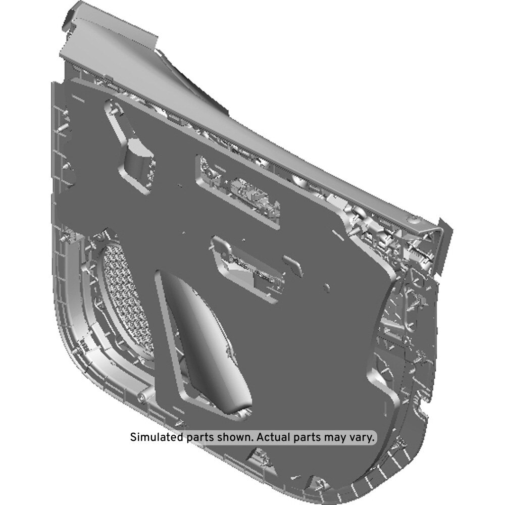 GM Genuine Parts Jet Black Front Driver Side Door Trim