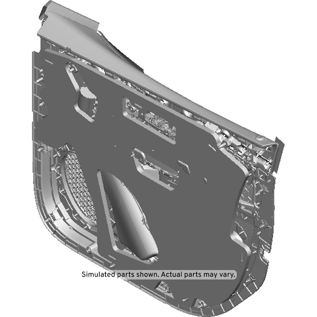GM Genuine Parts Jet Black Front Driver Side Door Trim